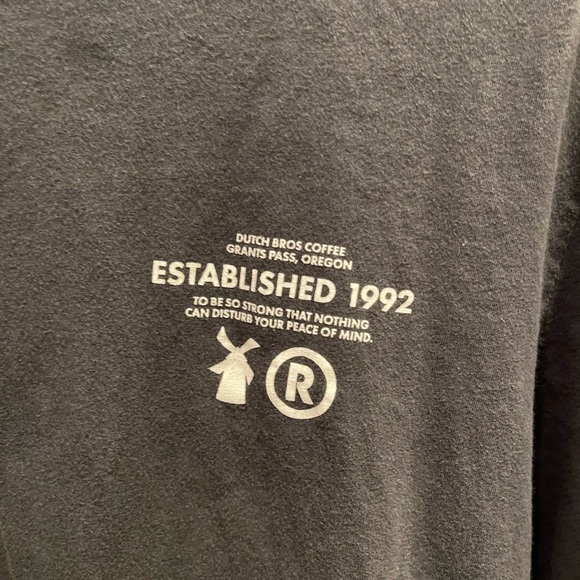 Basic grey established 1992 Dutch bros tee - Picture 2 of 4